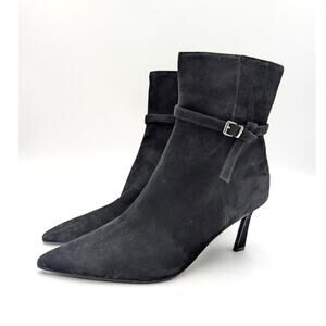 Steve Madden Layan Pointed Toe Heel Bootie Women's Black Size US11M EU41.5